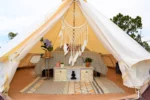 Yurt 5m glamping  bell tents luxury resort family outdoor camping & hiking  yurt tent waterproof cotton canvas house tents - Image 2